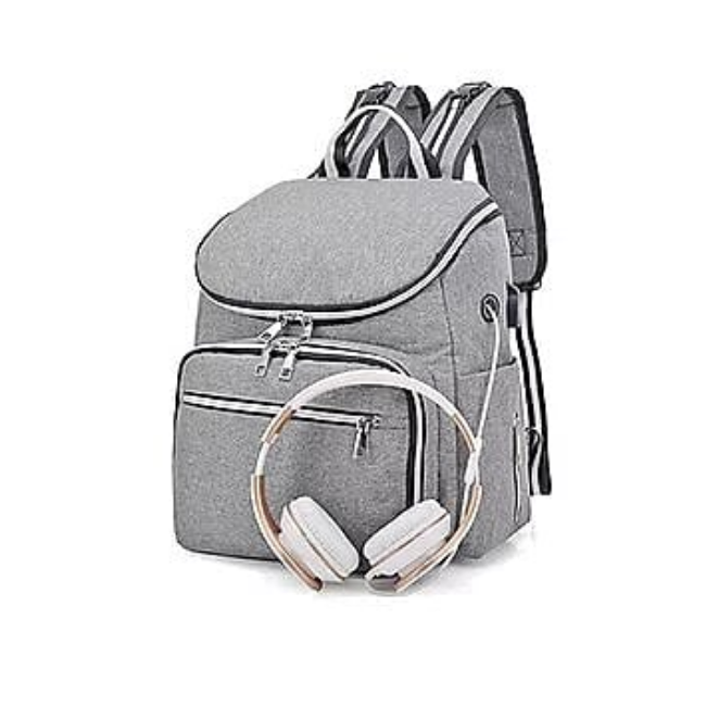 Pañalera Moderna Mochila Impermeable Térmica Con Puerto USB