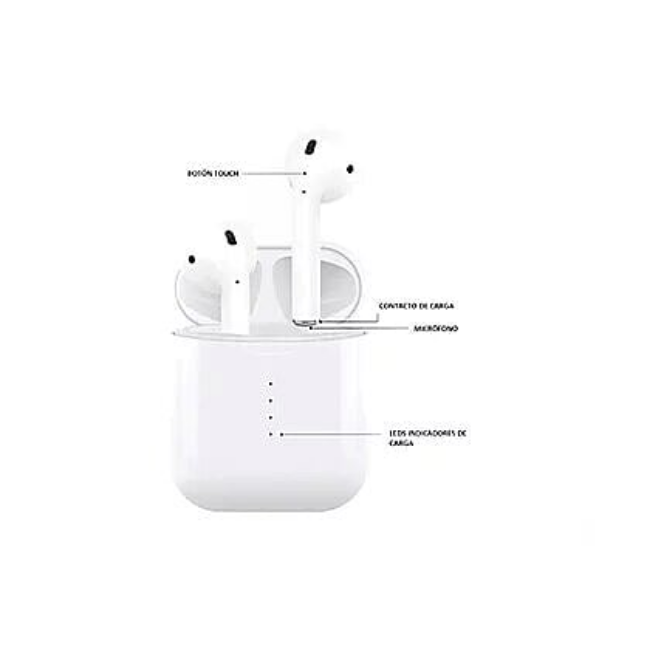 Audífonos Earpods bluetooth Tipo 18s Universal compatible Android Y IPhone