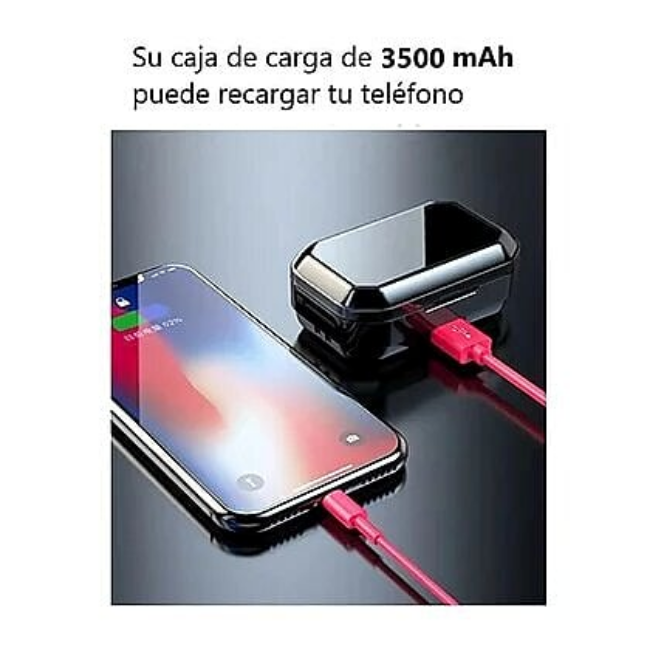 Audífonos Manos Libres Bluetooth 5.0 Easy Touch Sumergibles IPX7 Power