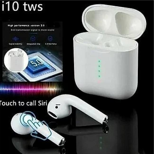 Audífonos Earpods bluetooth Tipo 18s Universal compatible Android Y IPhone