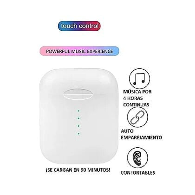 Audífonos Earpods bluetooth Tipo 18s Universal compatible Android Y IPhone